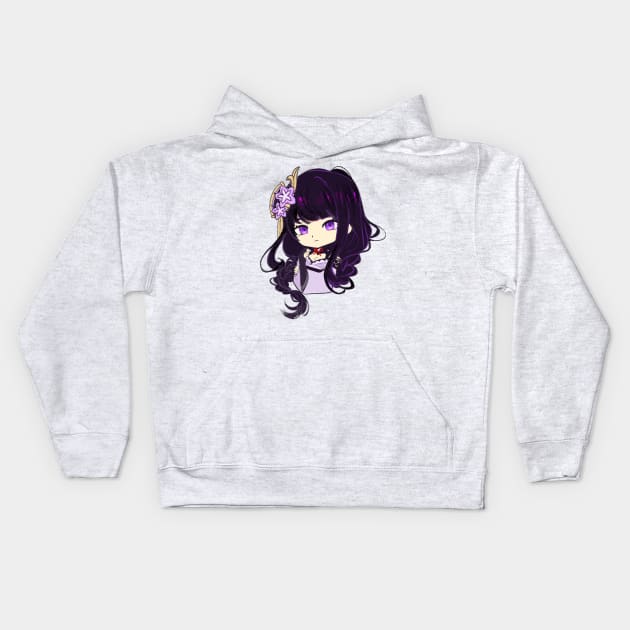 Raiden or Ei? Kids Hoodie by ariaayuzawa